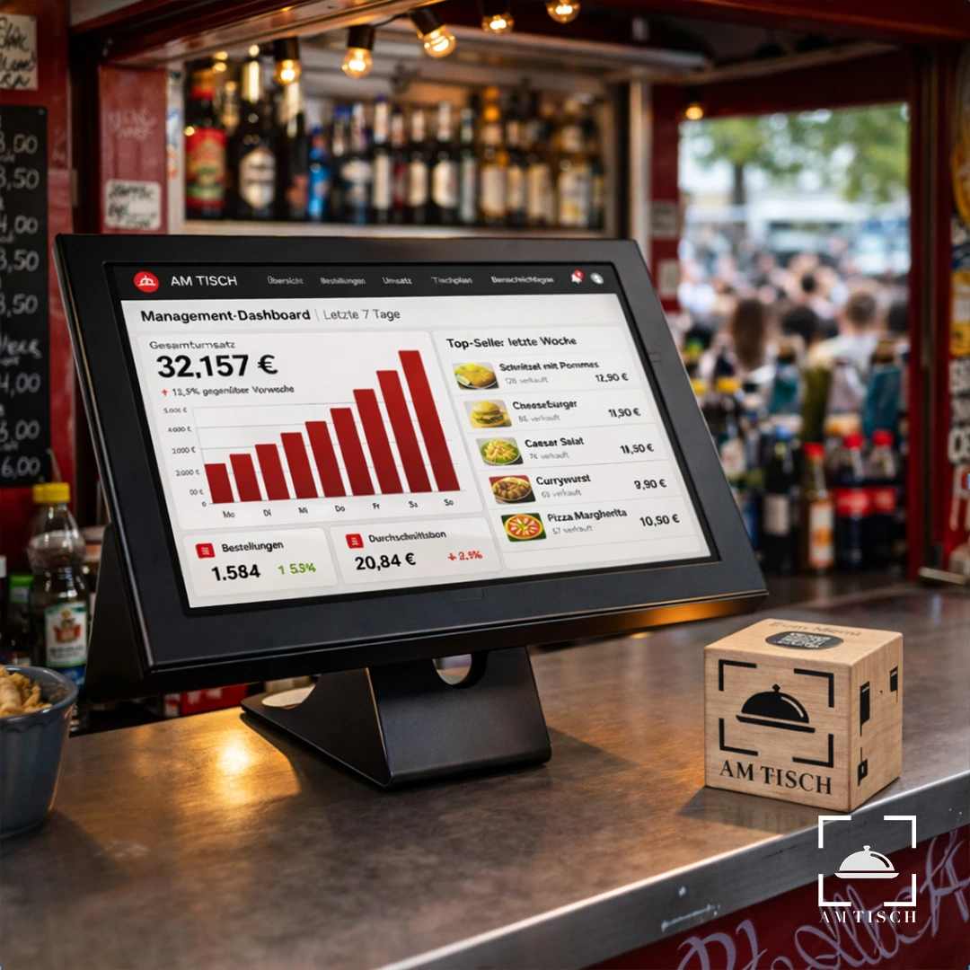 AM TISCH Betreiber-Dashboard für Kioske